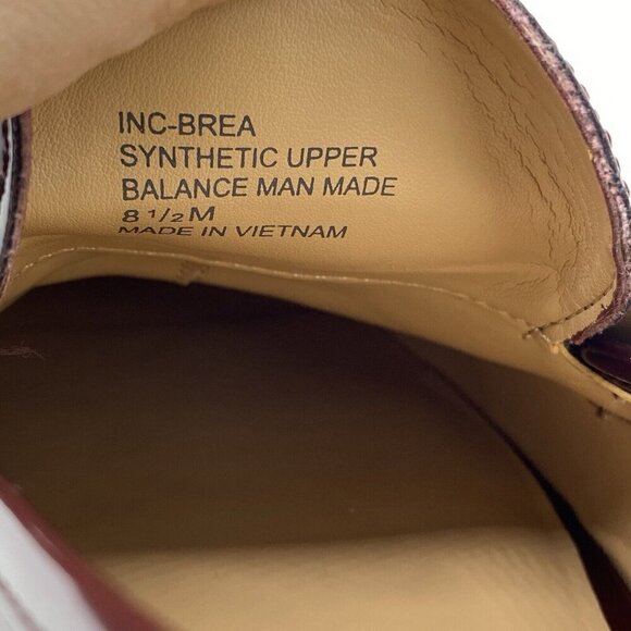 INC Brea Penny Loafers Patent Leather Gold Chain Chunky Lug Sole Y2K 90s Style - Picture 11 of 13